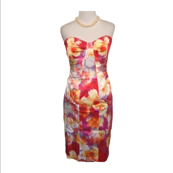 David Meister Dresses & Skirts - David Meister Stapless Floral Structured Dress 4